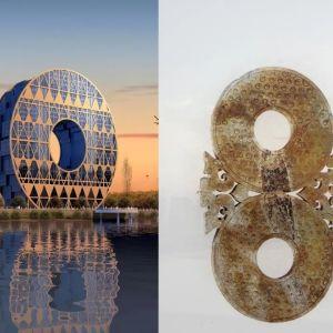 Guangzhou's landmark curtain wall building 