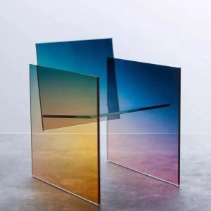 Iridescent glass