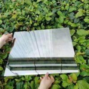 Temperable mirror  glass